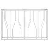 vidaXL Wandtafel 110x30x70 cm | Roestvrij Staal & Glas | 47% Korting