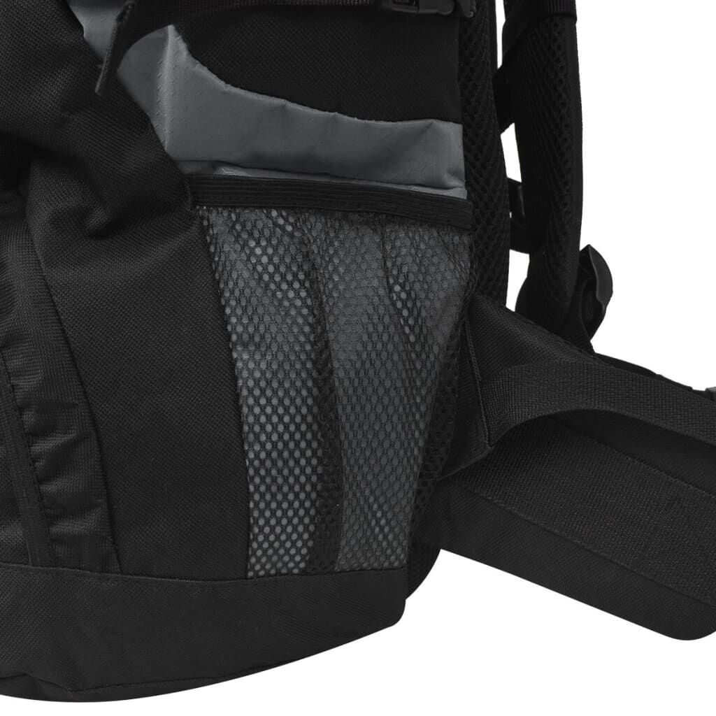 VidaXL XXL Hiking Rugzak 75L Zwart/Grijs - 46% Korting!