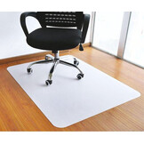 Vloerbeschermer Bureaustoelmat Wit 100x70cm - 46% Korting!