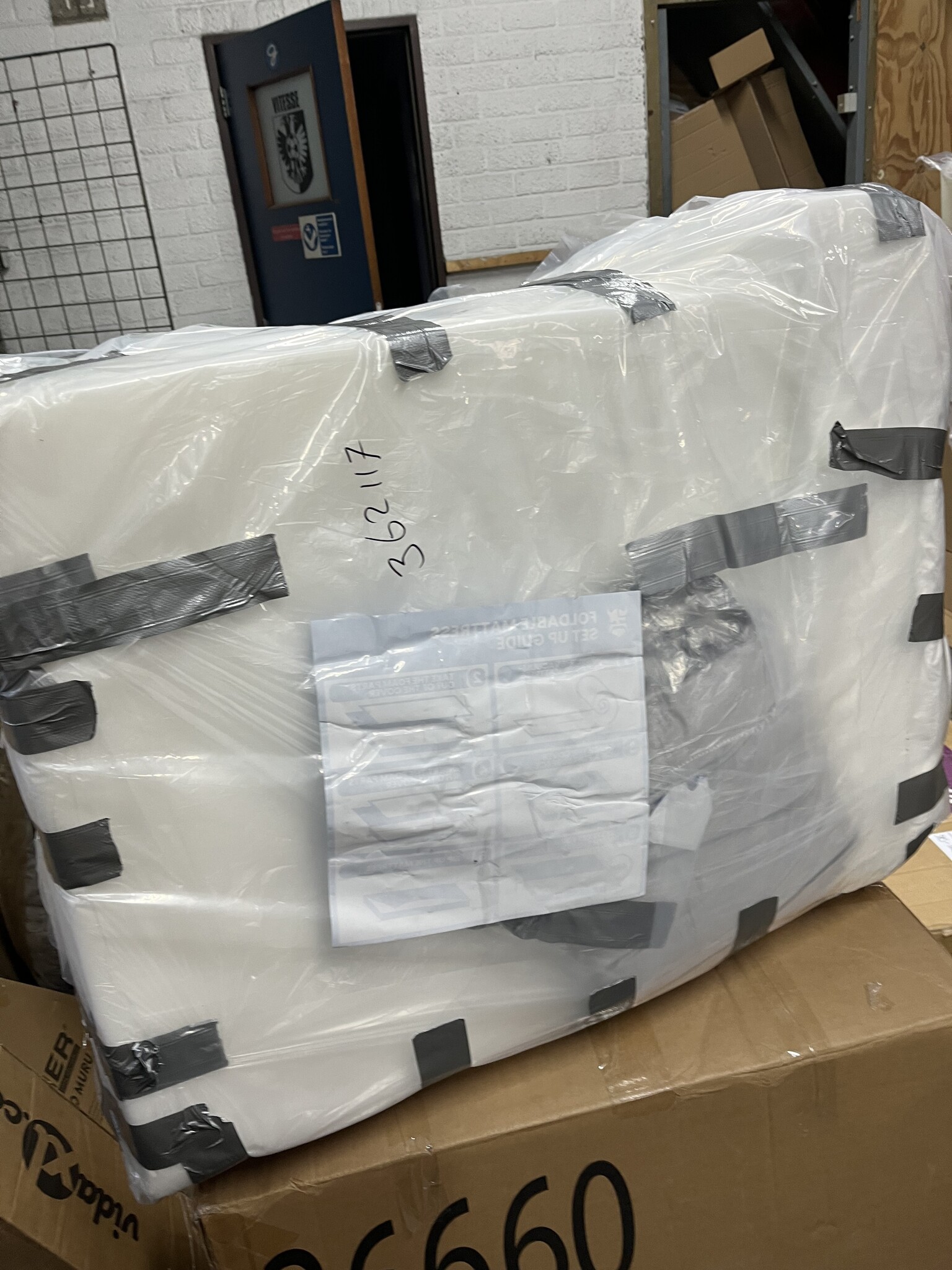 Logeermatras 70x200cm Grijs (Opvouwbaar) - 64% Korting!