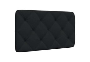 VidaXL Hoofdbordkussen 90 cm Stof Zwart - 40% Korting!