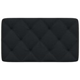 VidaXL Hoofdbordkussen 90 cm Stof Zwart - 40% Korting!