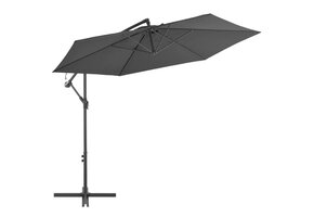 Zweefparasol 300 cm Antraciet - 51% Korting! Unieke Kans!