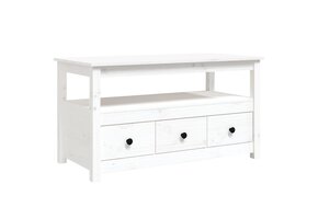 VidaXL Salontafel Grenenhout Wit - 59% Korting! | Lichte Krasjes