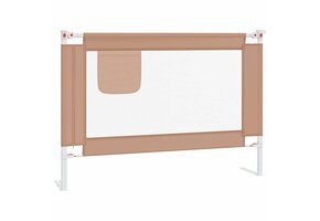 vidaXL Bedhekje Peuter Taupe - 90x25 cm - 65% KORTING!