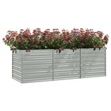 VidaXL Verhoogde Plantenbak 240x80x77cm Staal - 51% Korting!