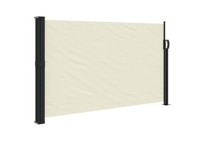 Retourtje: Uittrekbaar Windscherm 120x600 cm Crème - 61% Korting!