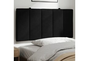 vidaXL Hoofdbordkussen Fluweel Zwart 100cm - 51% Korting!