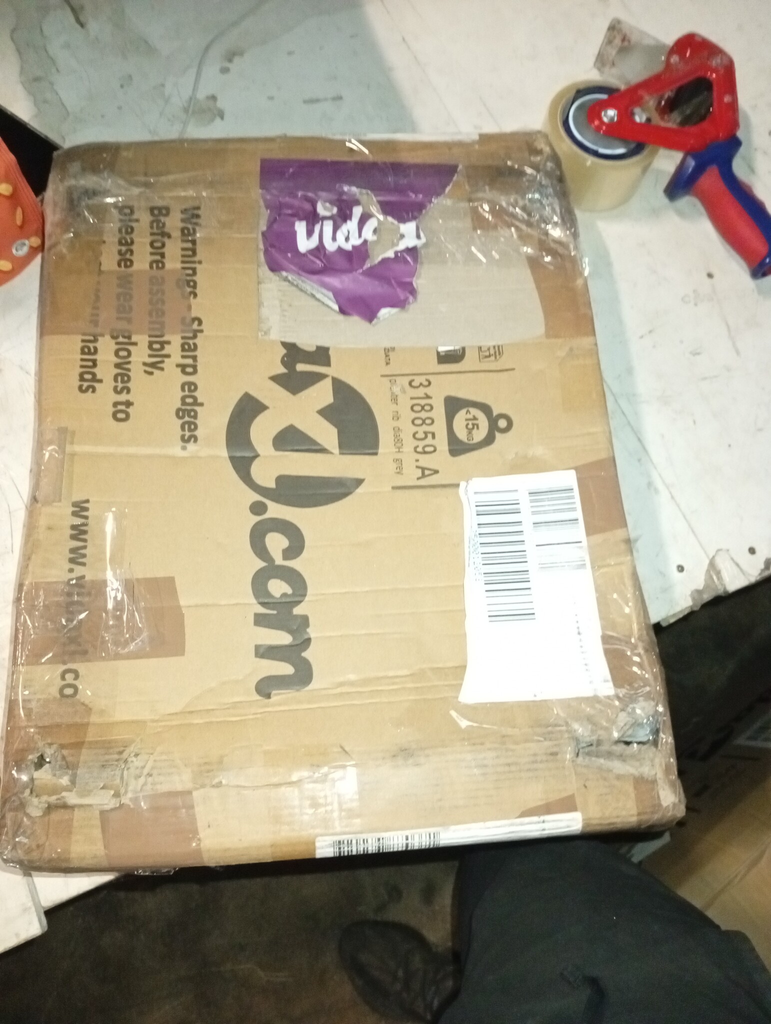 VidaXL Plantenbak Staal Grijs 80x68cm - 60% Korting! - Lichte Krasjes