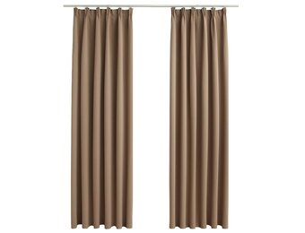 VidaXL Gordijnen Taupe 140x225cm - 46% Korting! (Uitgepakt, Goede Staat)