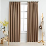 VidaXL Gordijnen Taupe 140x225cm - 46% Korting! (Uitgepakt, Goede Staat)