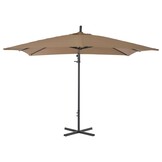 Zweefparasol VidaXL 250x250cm Taupe - Met 67% Korting!