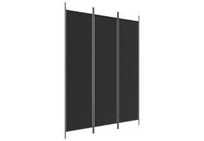 VidaXL Kamerscherm 3 Panel 150x200cm Zwart - 60% Korting!