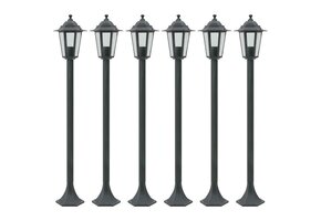 VidaXL Paalverlichting Tuin 6x E27 110cm Aluminium Donkergroen - 46% Korting!