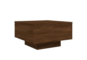 VidaXL Salontafel Bewerkt Hout Bruin Eiken 55x55x31cm - 46% Korting!