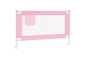 vidaXL Bedhekje peuter 120x25 cm stof roze
