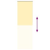 vidaXL Rolgordijn Verduisterend Geel 80x230cm - 65% Korting!
