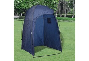 vidaXL Douche-/WC-tent Blauw (51% Korting!) - Uitgepakt & Goed!