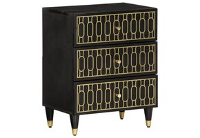 VidaXL Nachtkastje Massief Mangohout - 50x33x60 cm - 53% Korting!