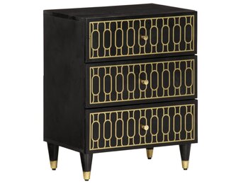 VidaXL Nachtkastje Massief Mangohout - 50x33x60 cm - 53% Korting!