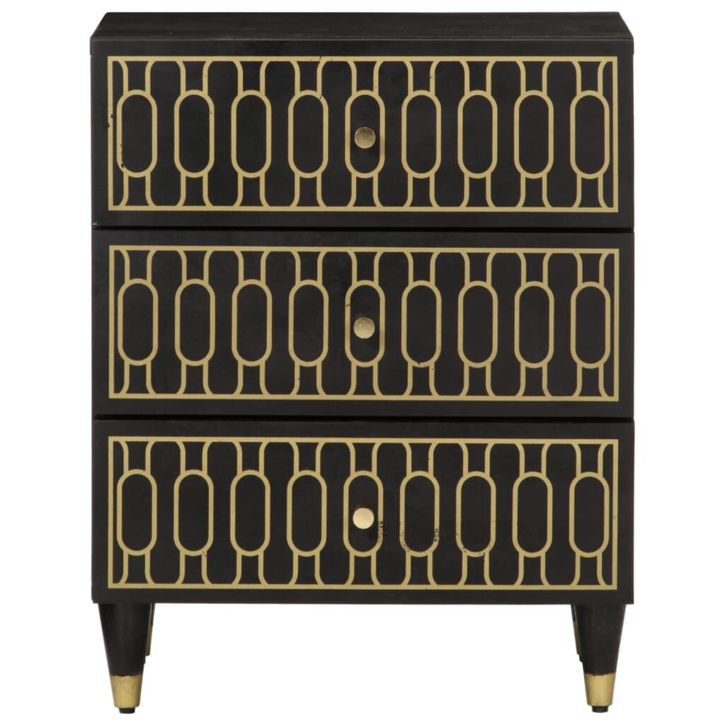 VidaXL Nachtkastje Massief Mangohout - 50x33x60 cm - 53% Korting!