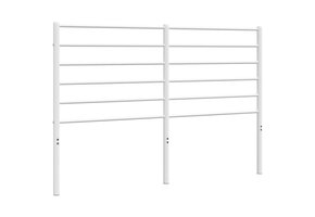 vidaXL Hoofdbord Metaal Wit 150cm - Nu 56% Korting!