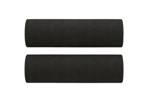 VidaXL Sierkussens 2 st 15x50 cm Stof Zwart - 61% Korting!