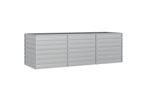 VidaXL Verhoogde Plantenbak 240x80x77cm | Gegalvaniseerd Staal | -47% KORTING!