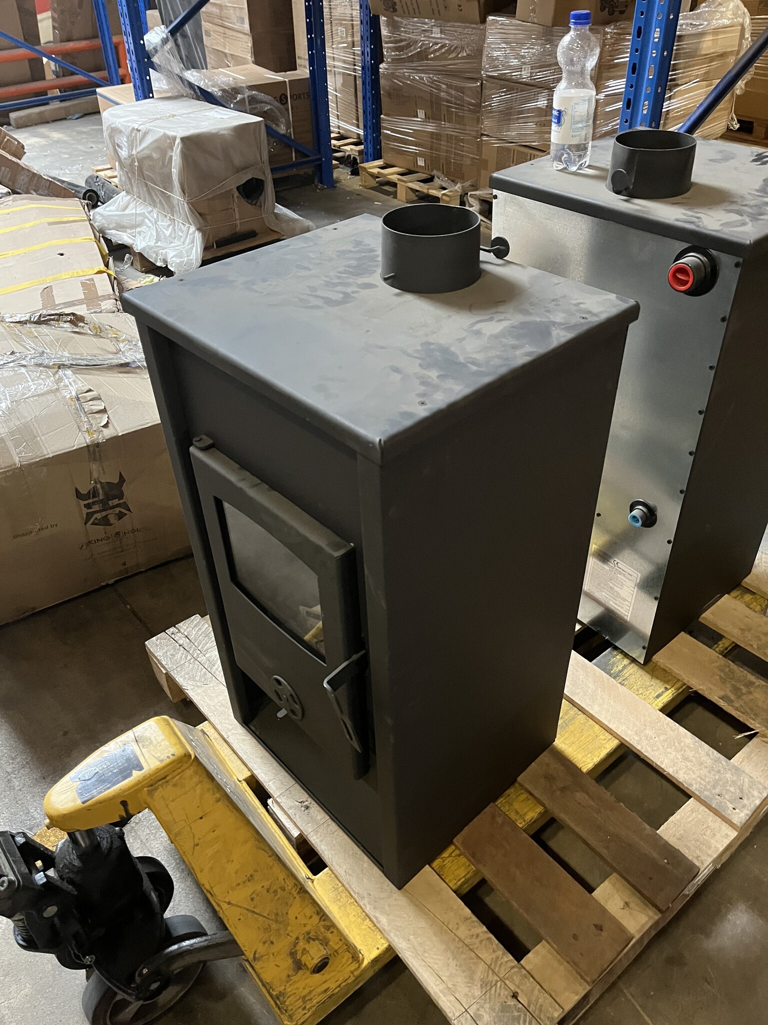 CV Houtkachel Staal Vrijstaand 15kW - Nu 55% Korting!