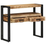 VidaXL Wandtafel Mangohout Bruin - 40% Korting! (Laatste Stuk!)