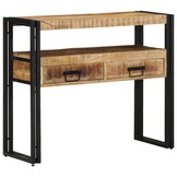VidaXL Wandtafel Mangohout Bruin - 40% Korting! (Laatste Stuk!)