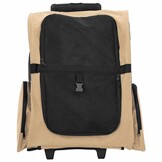 VidaXL Huisdier Trolley 3-in-1 Zandkleurig - 40% Korting!