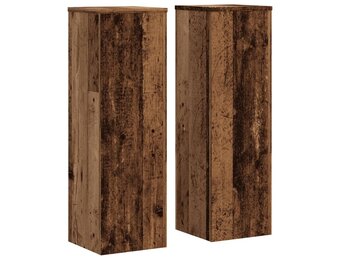 VidaXL Plantenstandaards 2 stuks - 40% Korting! - Bewerkt Hout - 80 cm
