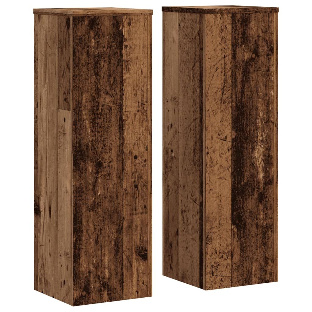 VidaXL Plantenstandaards 2 stuks - 40% Korting! - Bewerkt Hout - 80 cm