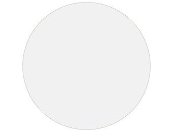 vidaXL Tafelbeschermer Ø 110cm PVC Transparant - 55% Korting!