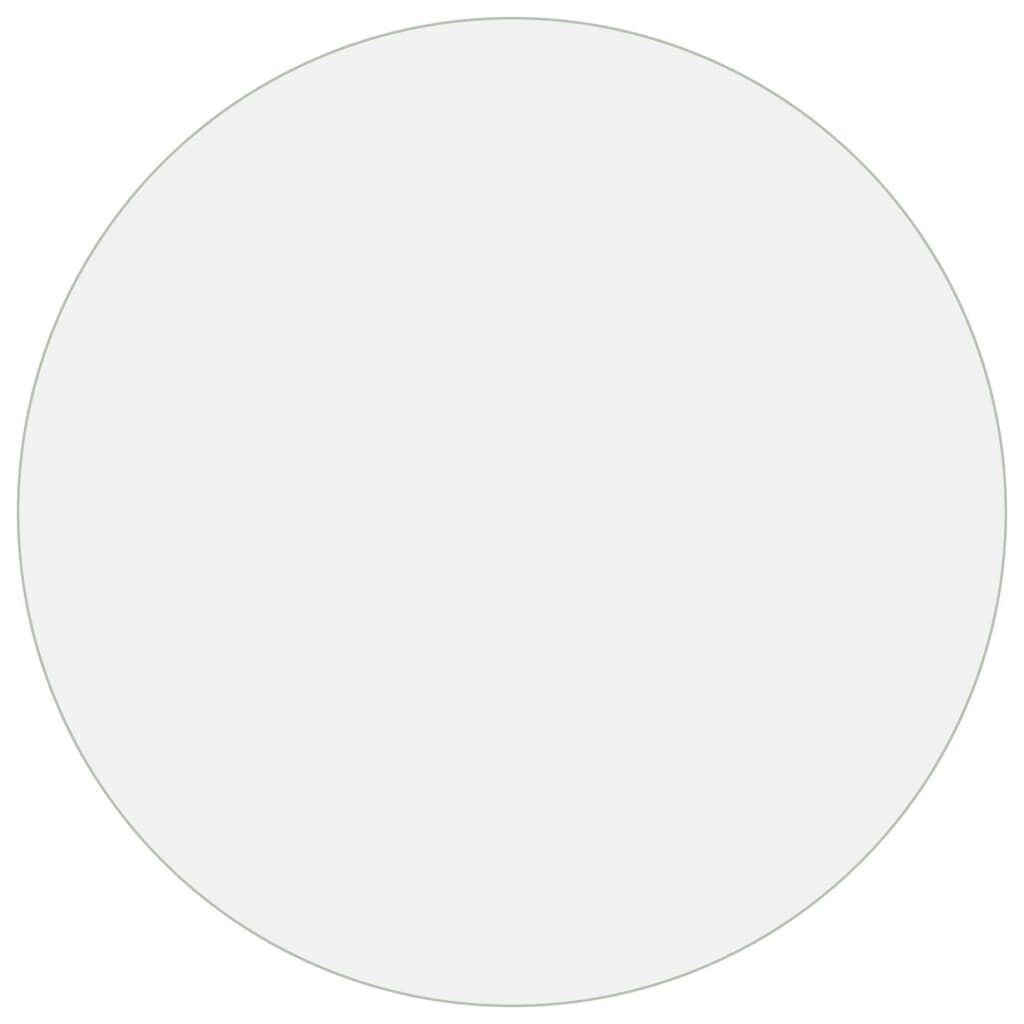 vidaXL Tafelbeschermer Ø 110cm PVC Transparant - 55% Korting!