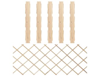VidaXL Tuinlatwerken 5x 180x80cm (40% Korting!) - Zo Goed Als Nieuw