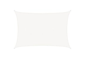 VidaXL Zonnezeil 5x7m HDPE Wit - 40% Korting!