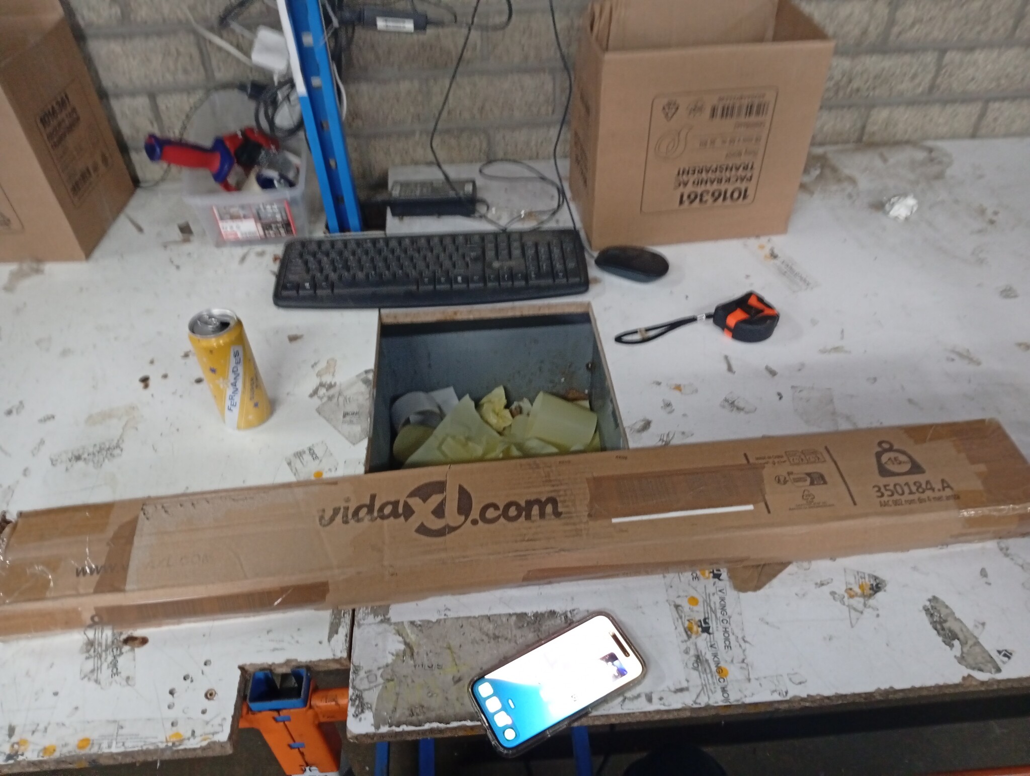 Kamerscherm 4 Panelen Antraciet (55% Korting!) - Kleine Krasjes