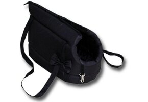 Hondendraagtas Zwart (36x19x23cm) - Stijlvol & Warm - 40% Korting!