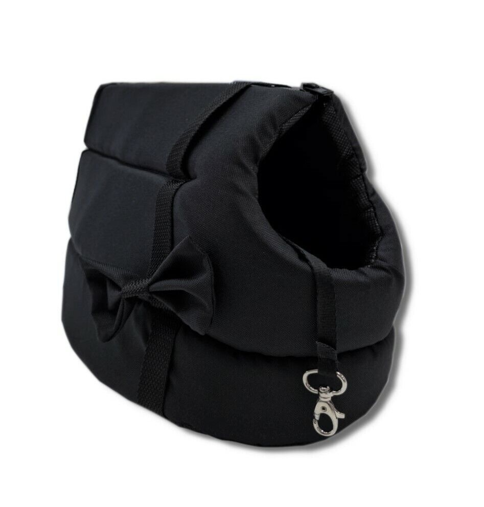 Hondendraagtas Zwart (36x19x23cm) - Stijlvol & Warm - 40% Korting!