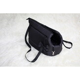 Hondendraagtas Zwart (36x19x23cm) - Stijlvol & Warm - 40% Korting!