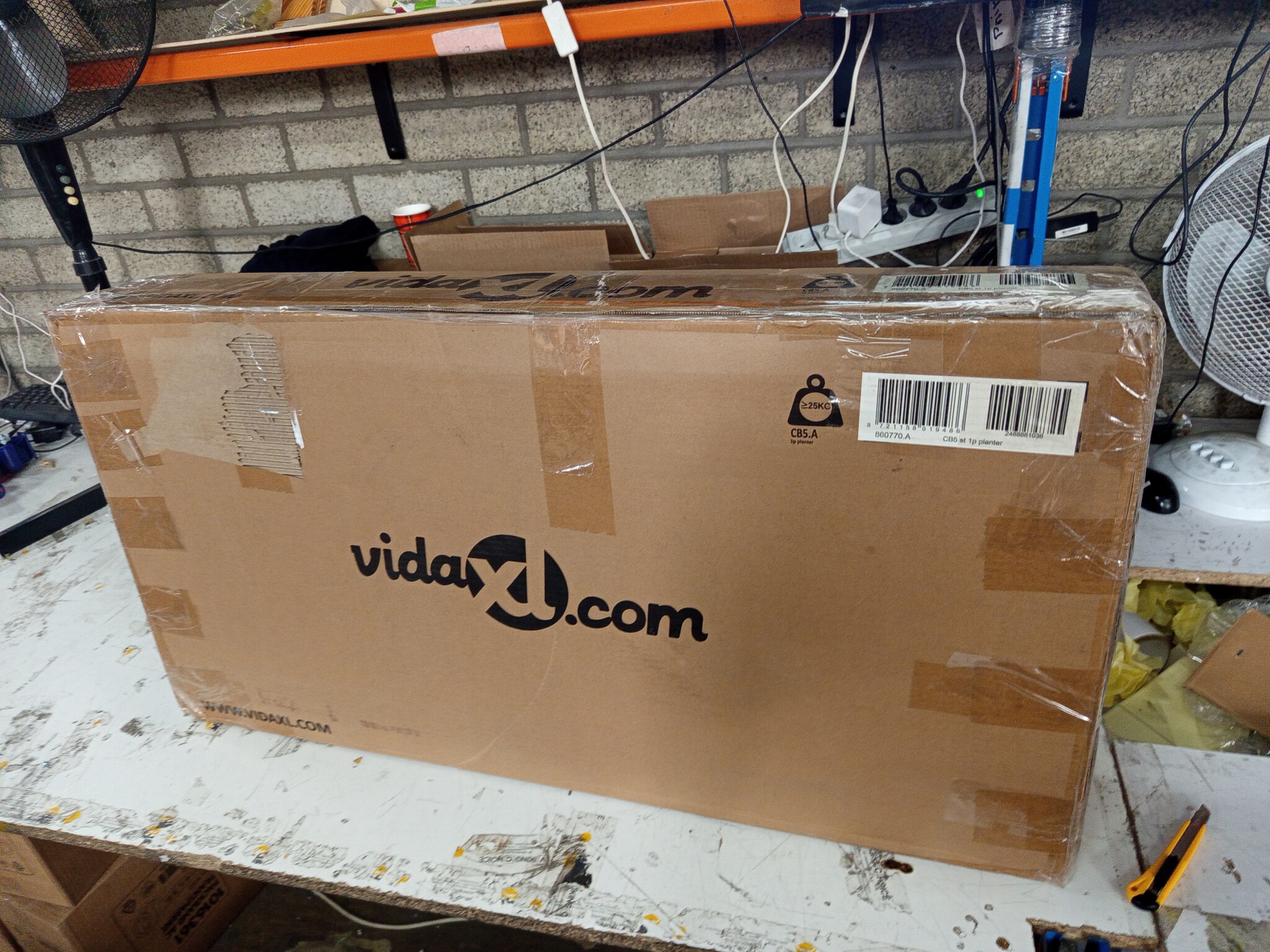 VidaXL Roestvrij Staal Plantenbak 360x80x40cm - 55% Korting!