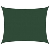 VidaXL Zonnezeil 6x7m HDPE Donkergroen - 40% Korting!