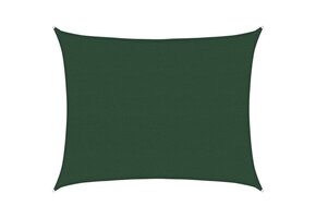VidaXL Zonnezeil 6x7m HDPE Donkergroen - 40% Korting!