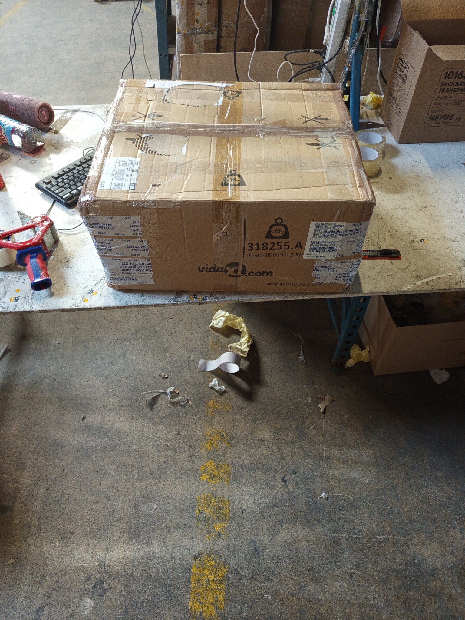 VidaXL Plantenbak met Latwerk Donkergrijs - Nu 55% Korting!