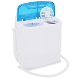 VidaXL Mini Wasmachine Dubbele Trommel 5,6kg - 40% Korting!