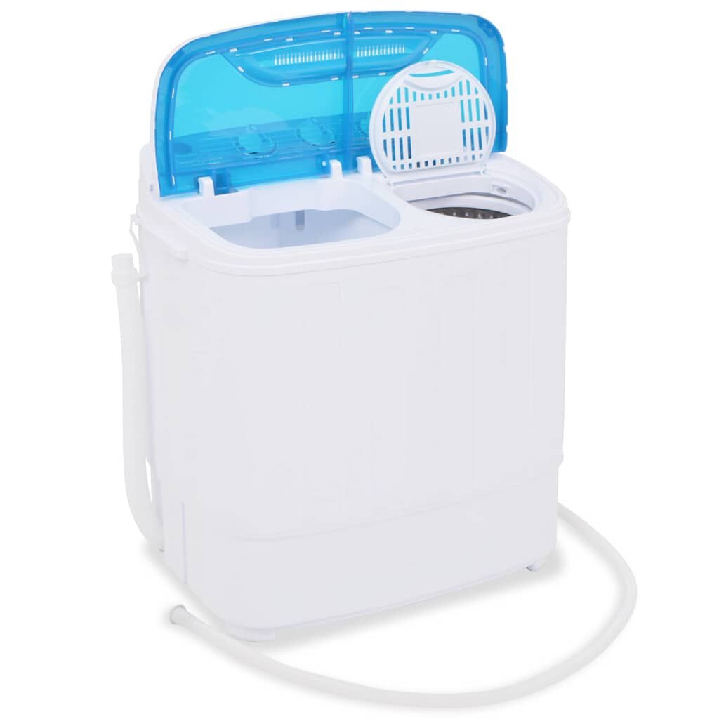 VidaXL Mini Wasmachine Dubbele Trommel 5,6kg - 40% Korting!