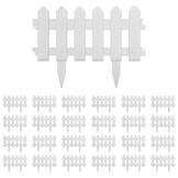VidaXL Gazonranden Wit (40% Korting!) - 25 stuks, 10m