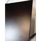 VidaXL Wastafelblad Massief Hout Donkerbruin (40x30cm) - 55% Korting!